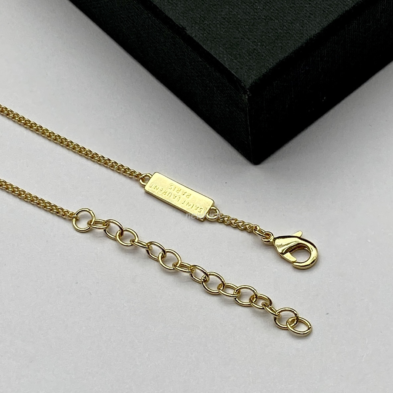 Saint Laurent Cassandre Heart Charm Bracelet Suit (6) - www.newkick.vip